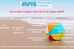 RACCOLTE SANGUE DAL 7 AL 12 MAGGIO 2024 - 4