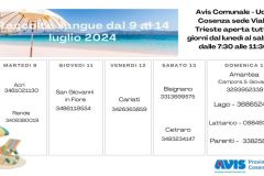 RACCOLTE SANGUE DAL 7 AL 12 MAGGIO 2024 - 3